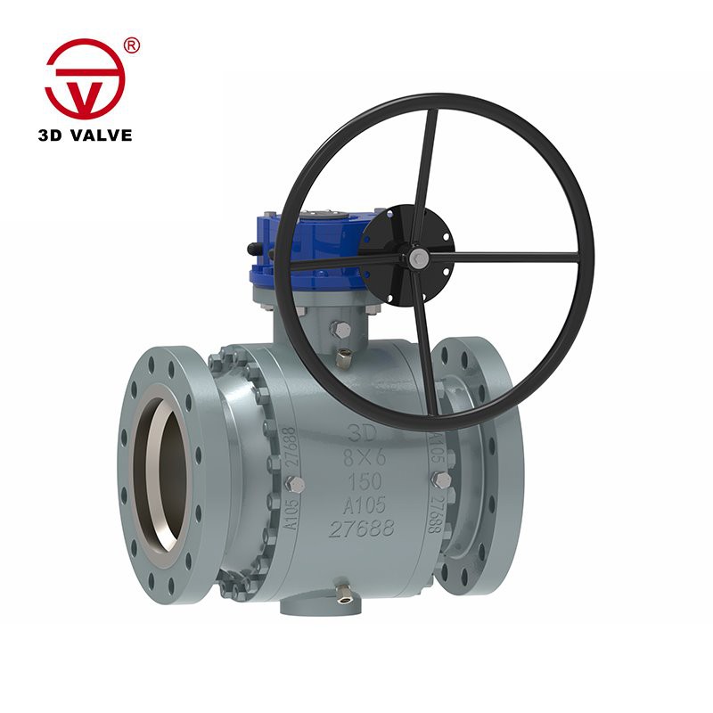 Three Piece Reduced Bore Trunnion Ball Valve