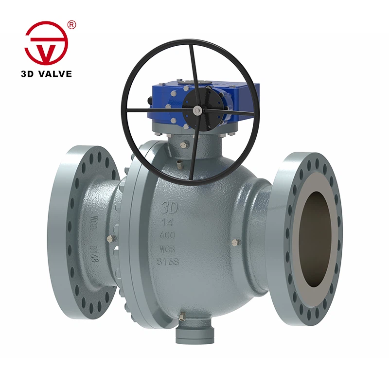 Valvole a sfera con perno in acciaio fuso resistenti all'abrasione