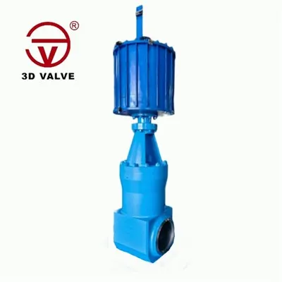 Valvola a saracinesca pneumatica BW ad alta pressione